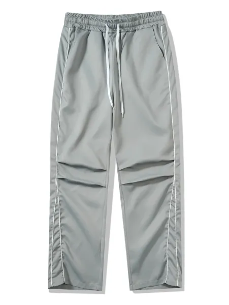 Off-White Cargo Pants Beige with Black Stripe Pants - 26