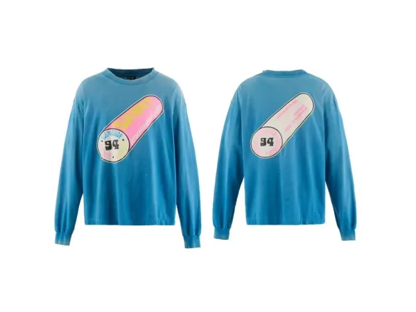 Design Submission 94 Capsule Long Sleeve T-Shirt Blue T-Shirts - 1