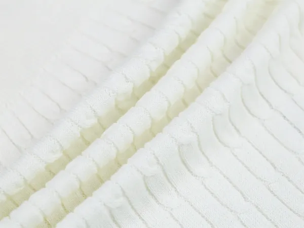 Fred Perry Cable Knit Polo Cream with Tennis Embroidery Tops Polo - 14