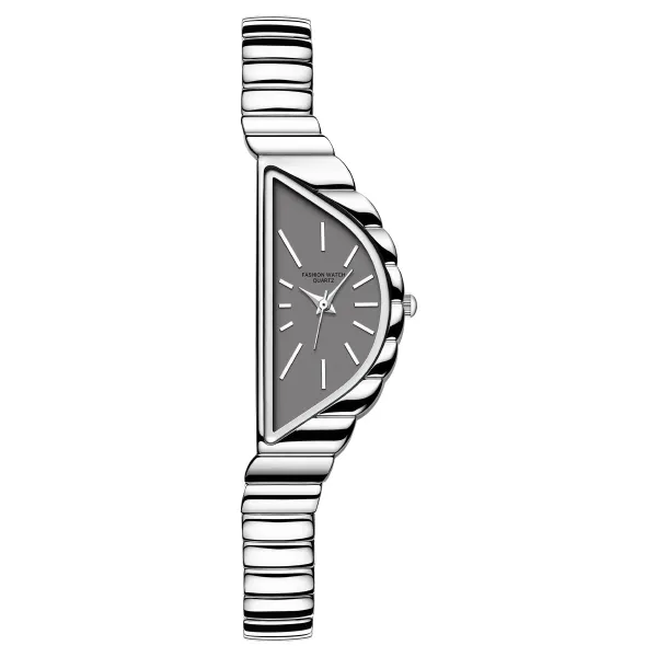 Design Triangle Dial Gray Quartz Watch Watches - 1
