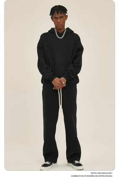 Design 350G Thickened Faint Yellow Hoodie - 54