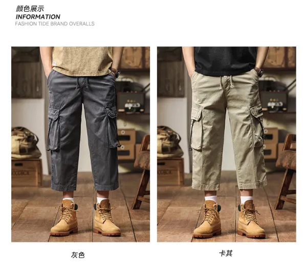 Design Cargo Pants Black + Timberland Boots Wheat Boots - 5