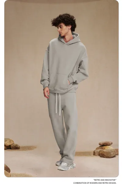 Design 350G Thickened Faint Yellow Hoodie - 36