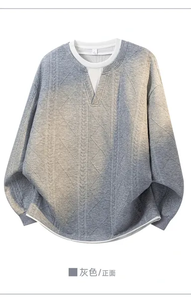 NASA x Design Gradient Knit V-Neck Sweater Multicolor - 15