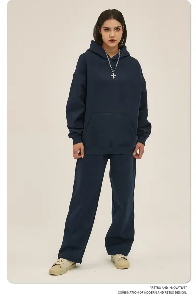 Design 350G Thickened Faint Yellow Hoodie - 68