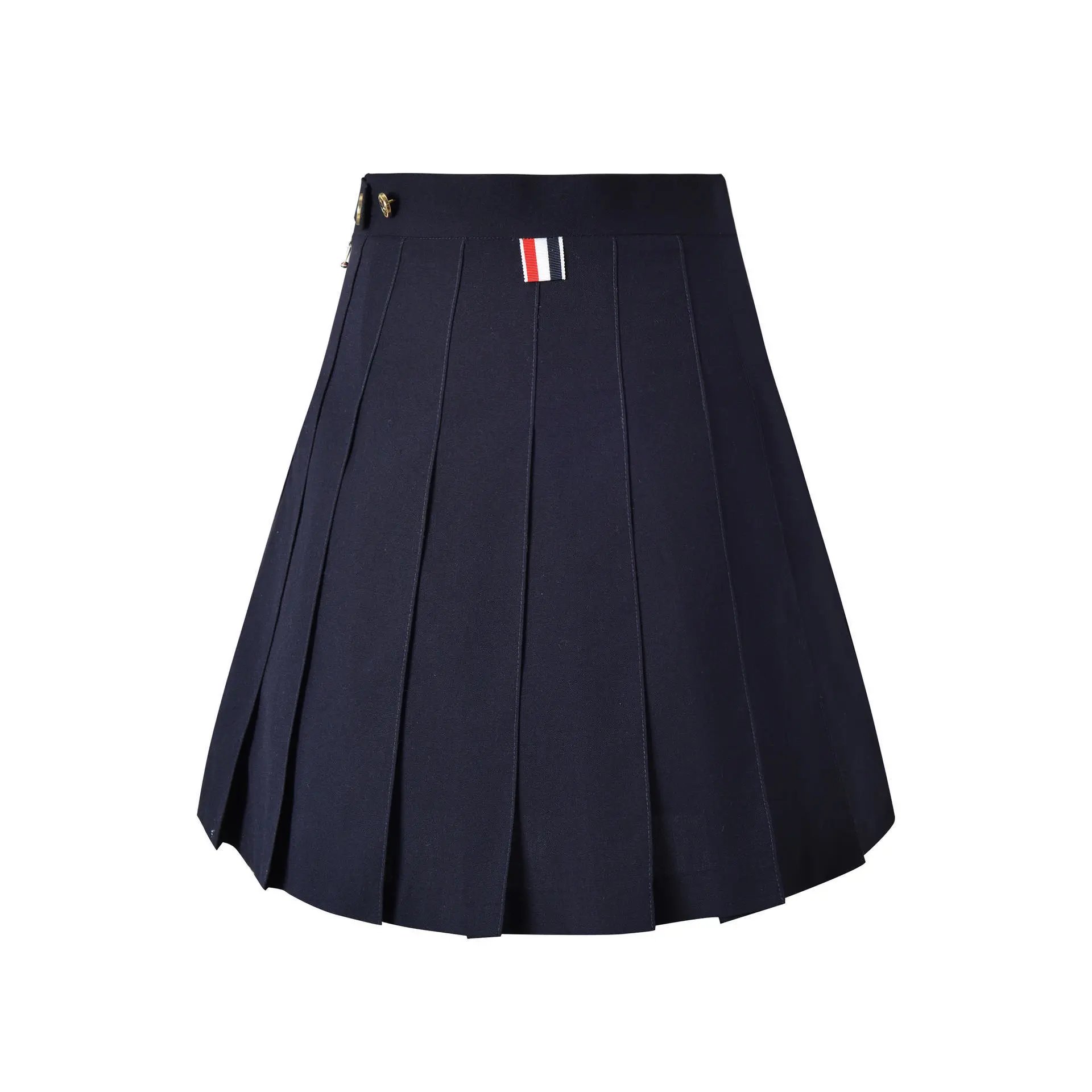 Thom Browne Pleated Skirt Gray - 4