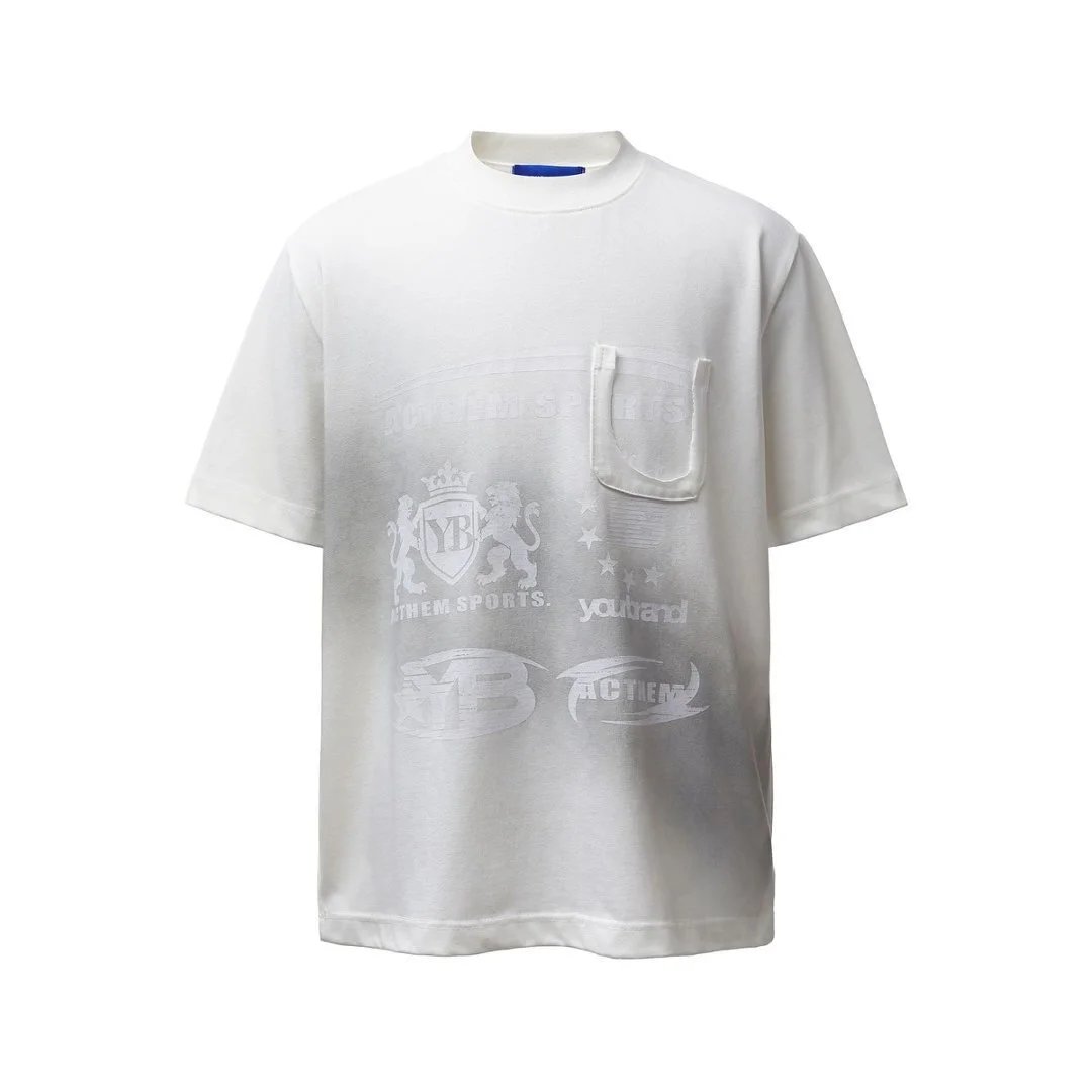 Youbrand x Anthem Sports Pocket T-Shirt White T-Shirts