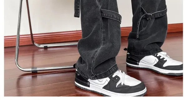 Design T-Light Cargo Jeans Black Pants Jeans - 15