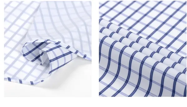 Design Classic Blue Grid Check Shirt - 15