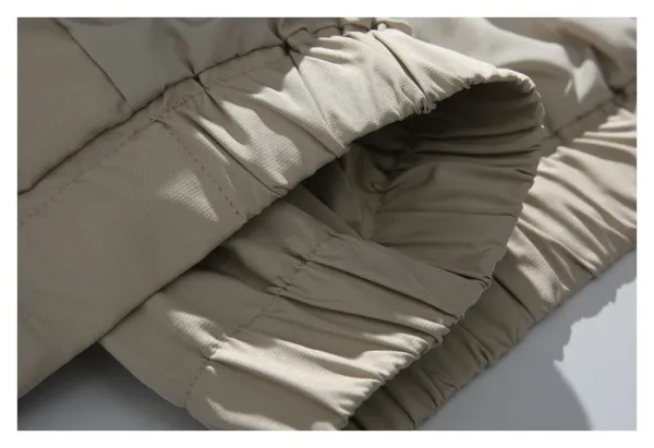 Design Windbreaker Jacket Beige and Brown Color-Block Outerwear - 12