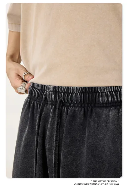Design BE Thrived Army Green-Khaki Patchwork Shorts - 26