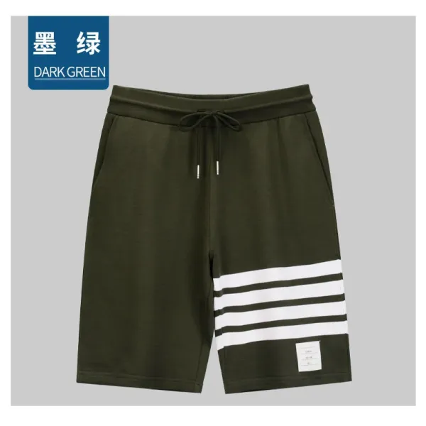 Thom Browne 4-Bar Stripe Pink Sweat Shorts - 18