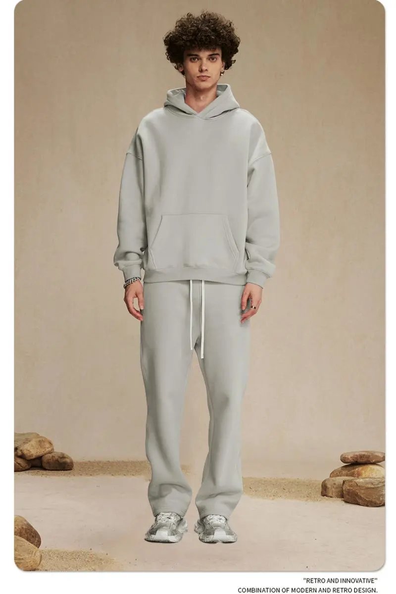 Design 350G Thickened Faint Yellow Hoodie - 35