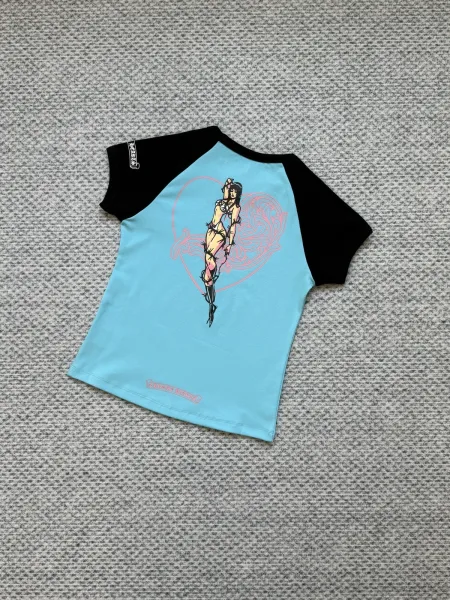 Chrome Hearts Deadly Doll Raglan T-Shirt White / Black - 7