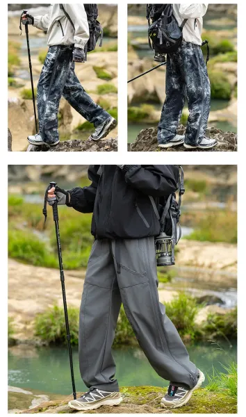 Arc'teryx Alpha SV Jacket Purple + Light Gray Technical Pants + Salomon Trail Running Shoes Outerwear - 21
