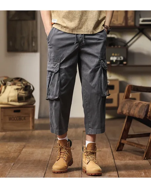 Design Cargo Pants Black + Timberland Boots Wheat Boots - 11