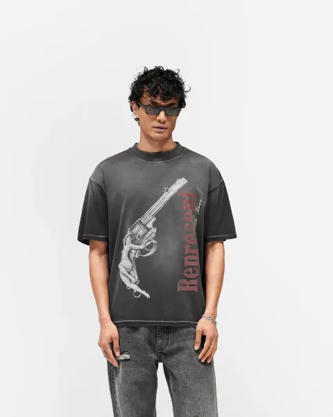 Represent Revolver Graphic T-Shirt Off-White - 4