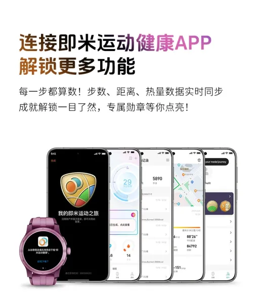 Apple Watch Series 9 Pink Aluminum Smartwatch Smartwatches - 24