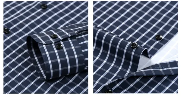 Design Classic Blue Grid Check Shirt - 20