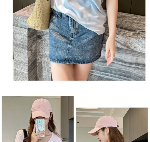 Design V-Neck Relaxed Fit T-Shirt in Soft Pink - 25