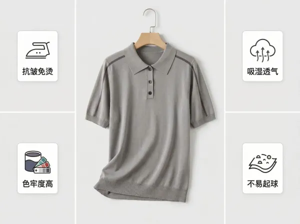 Design Classic Stripe Polo Black with White Trim Tops Polo - 12