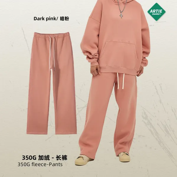 Arte Artie Master 350G Fleece Pants Dark Pink Sweatpants - 1