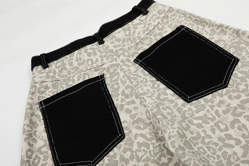 Design Maxden Geesal Leopard Print Wide-Leg Pants - 12