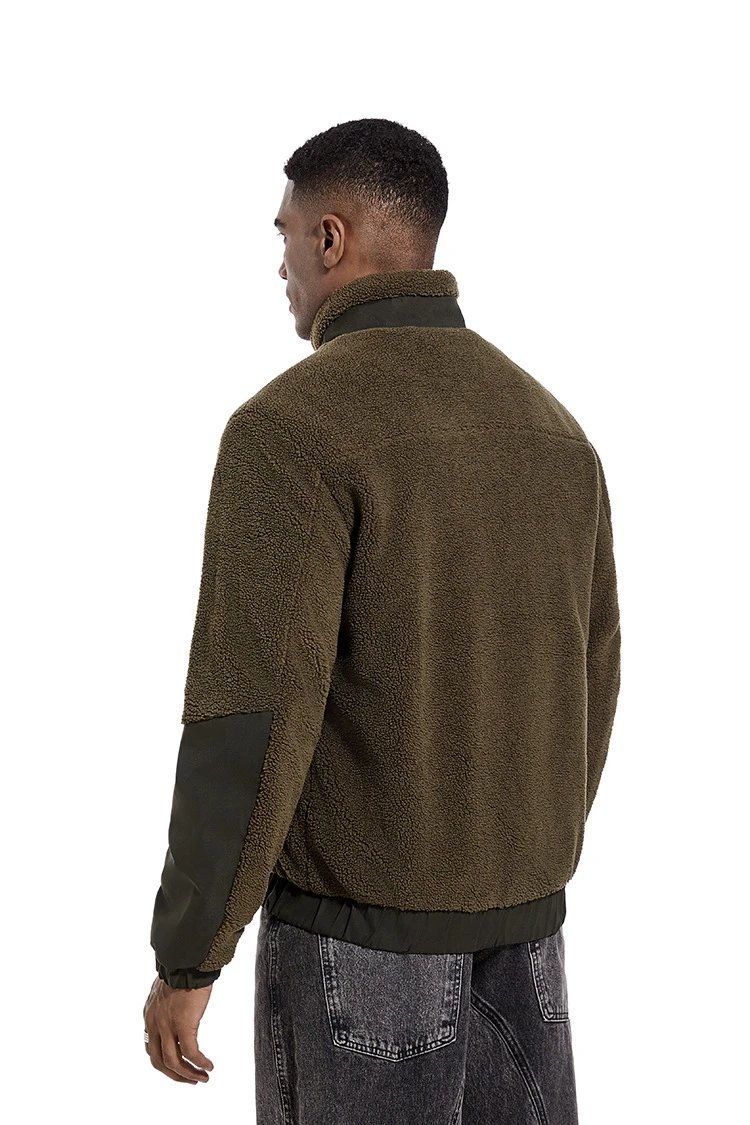 Design Fleece Sherpa Jacket Beige Outerwear - 37