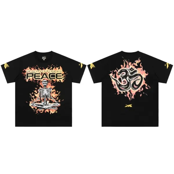 Hellstar Studios Brain Is Sexier Than Sounds Black T-Shirt - 4