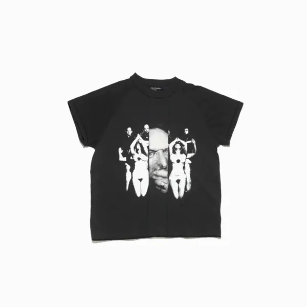 Design Graphic Print Raglan Sleeve T-Shirt Black - 8