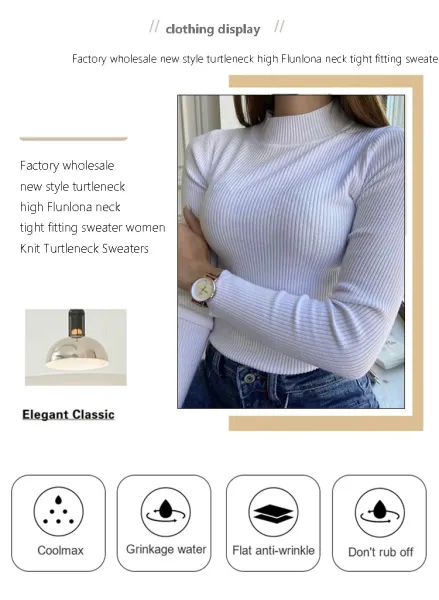 Design Ribbed V-Neck Long Sleeve Sweater Light Blue - 14