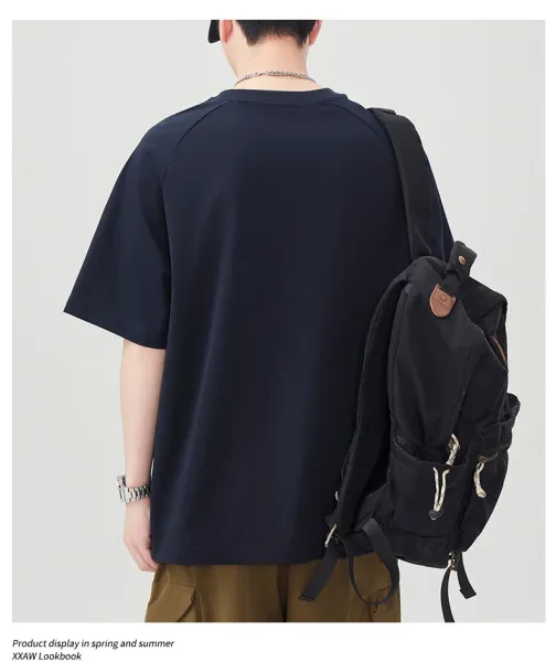 Design Color-Block Oversized T-Shirt Black - 18