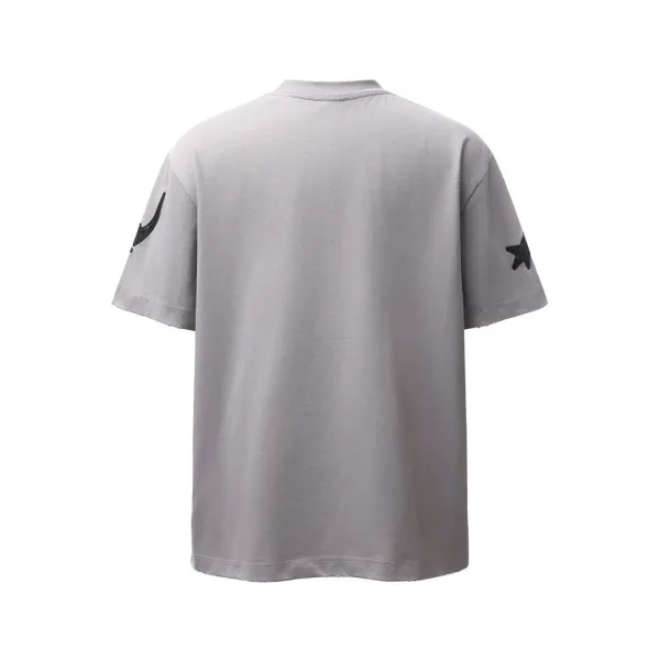 Design Star Embroidery Navy T-Shirt - 7