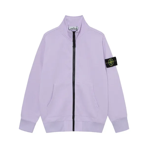 Stone Island Zip-Up Track Jacket White Outerwear - 13