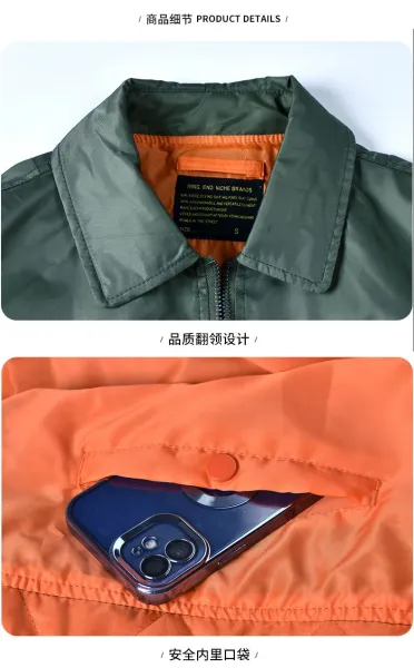 aeae Alpha Industries MA-1 Flight Jacket Army Green Jacket Outerwear.jacket - 15