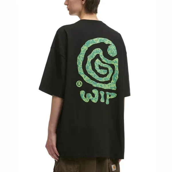 Design WIP Spiral Logo T-Shirt Dark Green T-Shirts - 7
