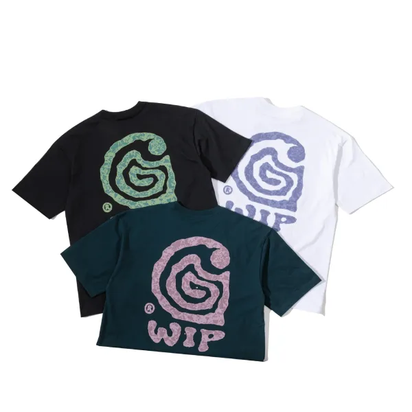 Design WIP Spiral Logo T-Shirt Dark Green T-Shirts - 12