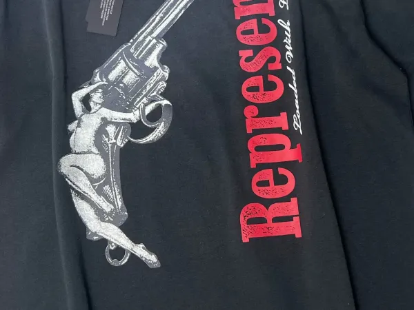 Represent Revolver Graphic T-Shirt Off-White - 13
