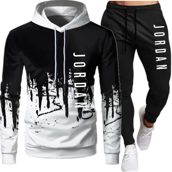 Design Jordan Brand Graphic Hoodie and Sweatpants Set Army Green Black Sets - 7