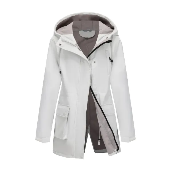 Design Parka-Style Hooded Coat Army Green Outerwear - 47