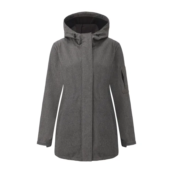 Design Water-Resistant Hooded Trench Coat in Black Outerwear - 43