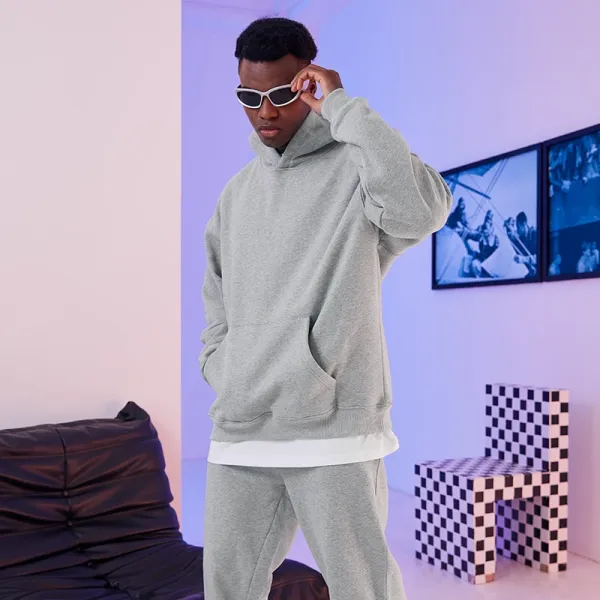 Design Oversized Hoodie Black - 6