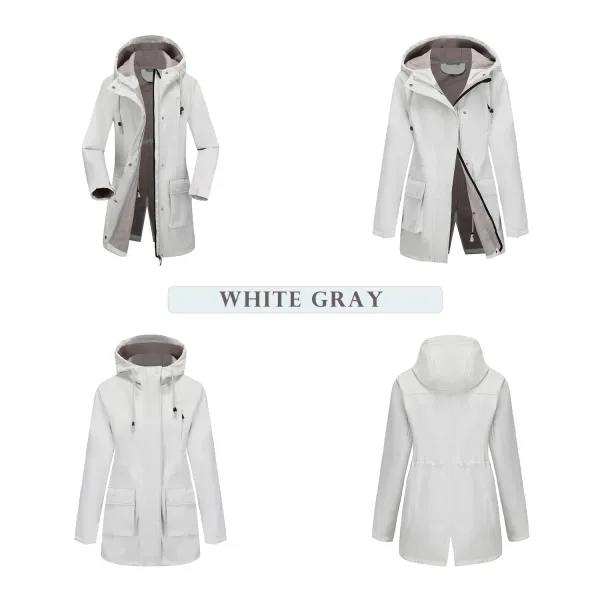 Design Parka-Style Hooded Coat Army Green Outerwear - 32