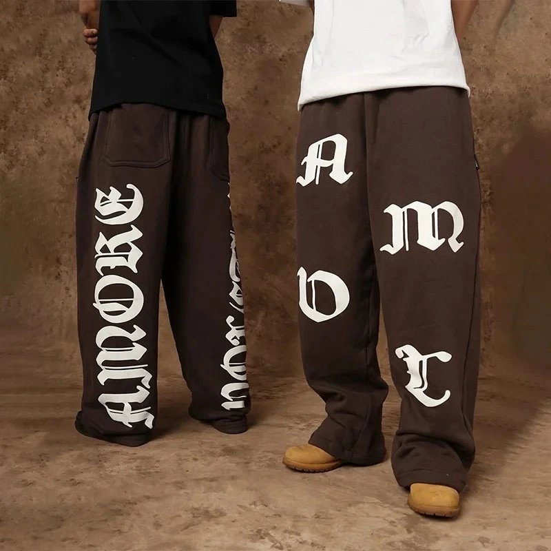 Amiri Gothic Logo Sweatpants Black - 5