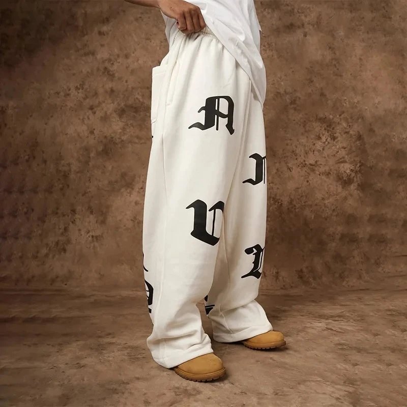 Amiri Gothic Logo Sweatpants Black - 6