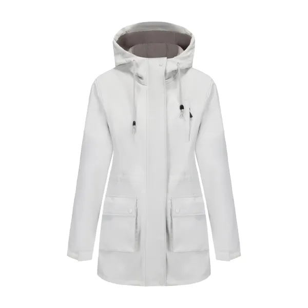 Design Parka-Style Hooded Coat Army Green Outerwear - 48