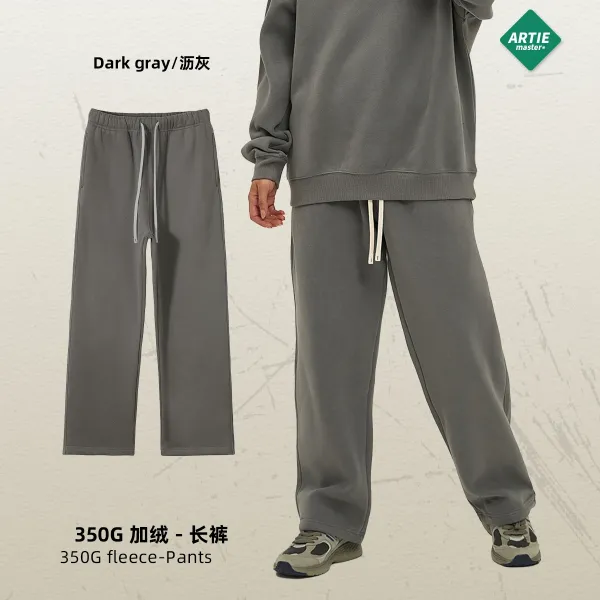 Arte Artie Master 350G Fleece Sweatpants Dark Gray Sweatpants - 1