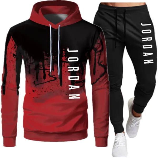 Design Jordan Brand Graphic Hoodie and Sweatpants Set Army Green Black Sets - 13