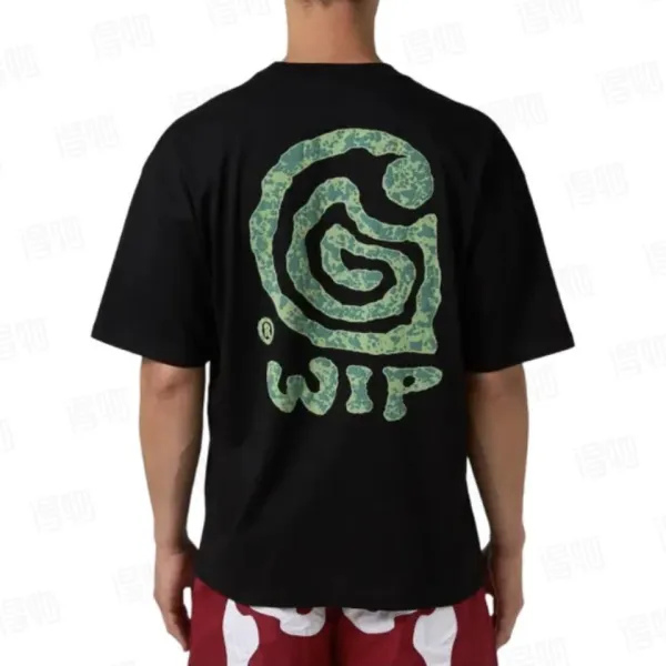 Design WIP Spiral Logo T-Shirt Dark Green T-Shirts - 10