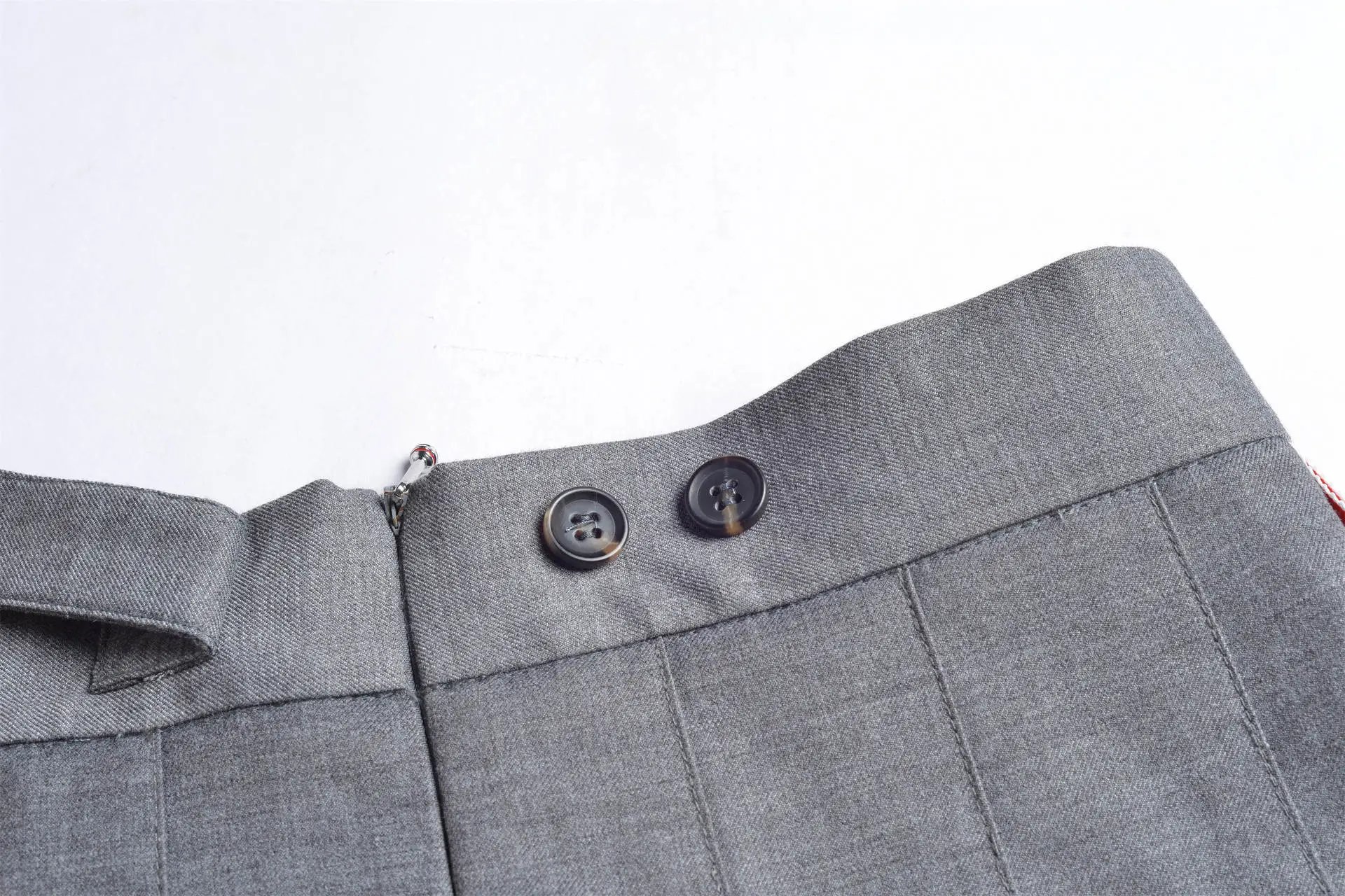 Thom Browne Pleated Skirt Gray - 15